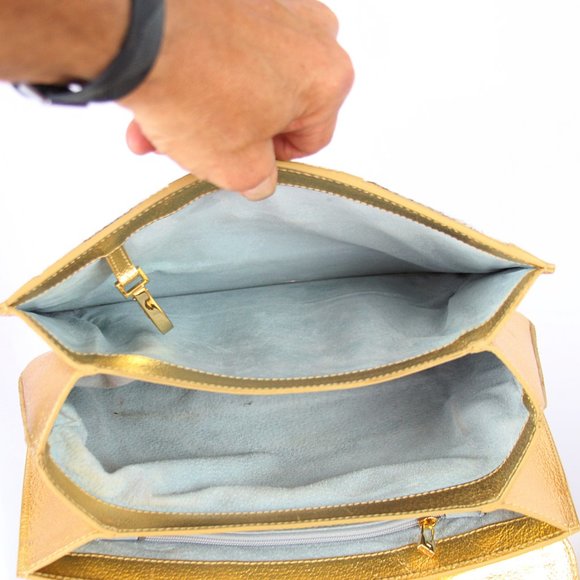 Lambertson Truex / Brown Animal Print / Gold Trim - Picture 6 of 9